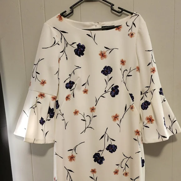 Ralph Lauren Stunning 😍 Boho Style Floral Bell Sleeve Dress - Picture 10 of 16